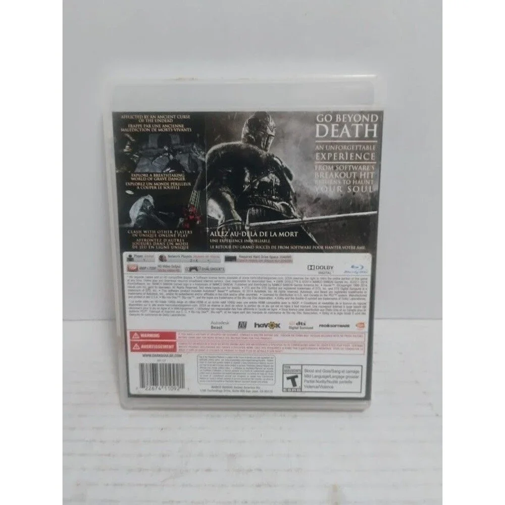 SONY PLAYSTATION 3 PS3 FROM SOFTWARE DARK SOULS II BANDAI NAMCO